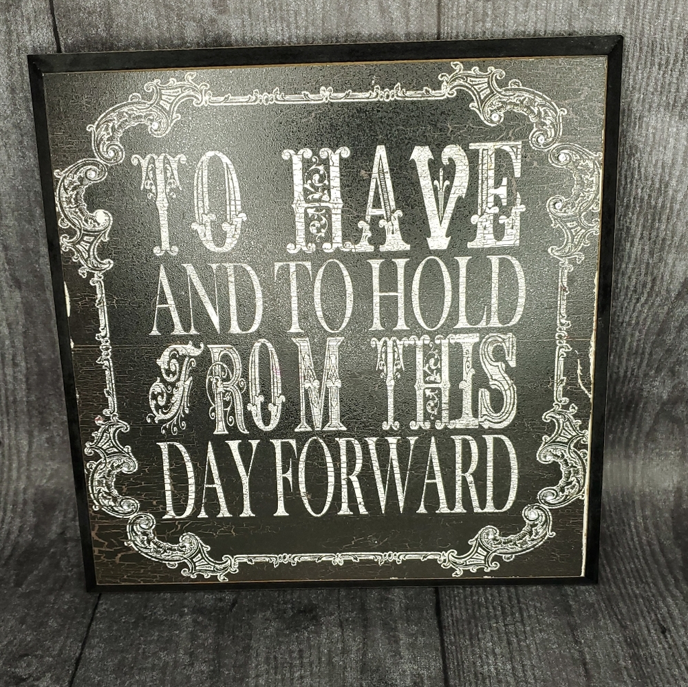 Wedding sign